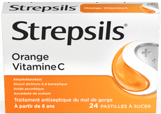 Strepsils Orange Vitamine C x24​