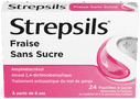 Strepsils Fraise Sans Sucre x 24​